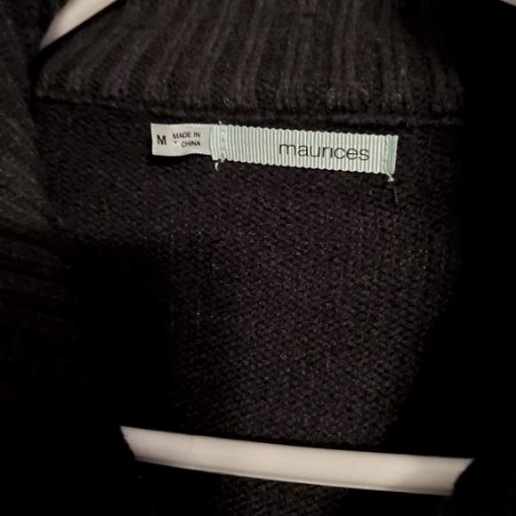 Maurices Black Faux Fur Vest - Picture 3 of 9